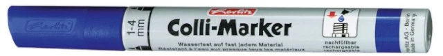 Herlitz Colli-marker permanentinis markeris, mėlynas