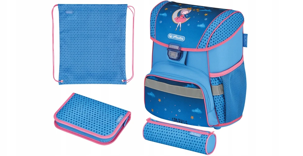 Herlitz kuprinė Loop Plus Moon Lady su priedais