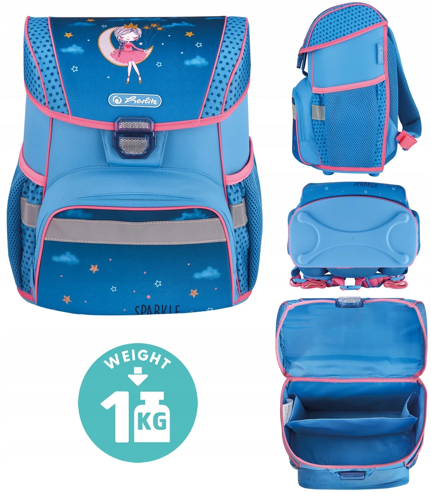 Herlitz kuprinė Loop Plus Moon Lady su priedais