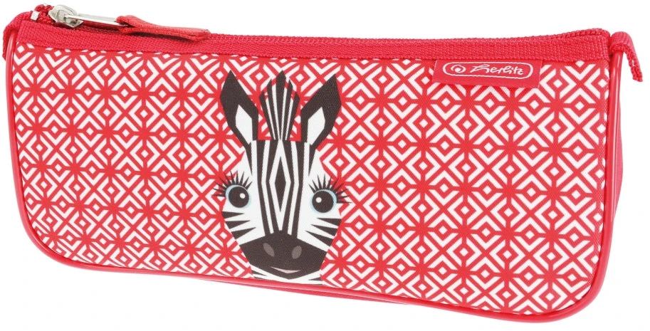 Herlitz Pieštuko dėklas Faulenzer sport, trikampis - Mieli gyvūnai / Zebra