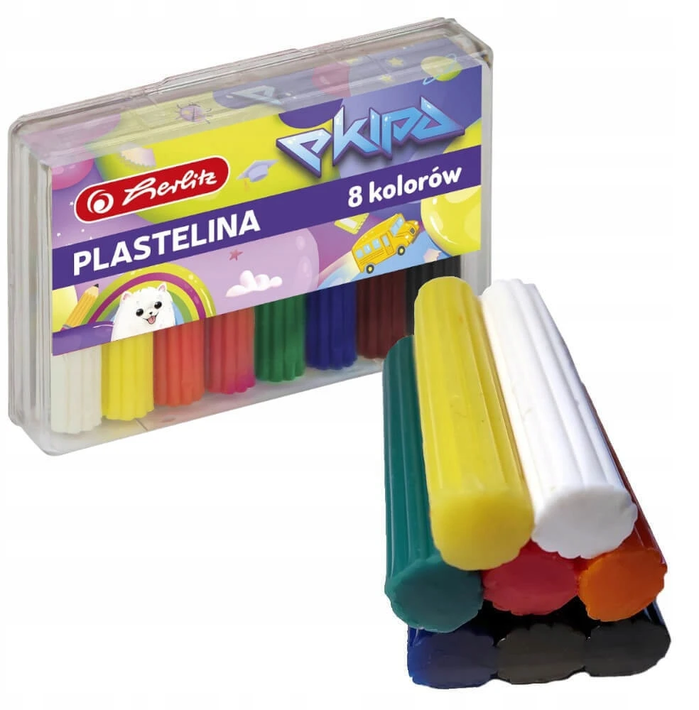 Herlitz Plastelina Ekipa 8 kolorów