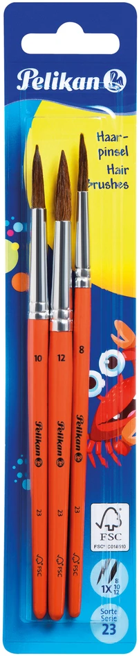 Herlitz Teptukai Pelikan 8/10/12, akvarelė