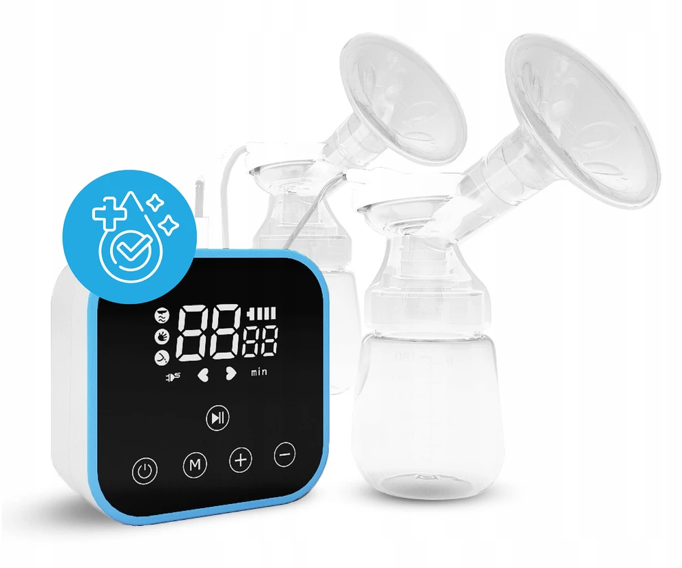 Herz Medical Instruments ELEKTRINIS KRŪČIŲ KIETUVAS DVIGUBAS BELAIDAS DVIFAZIŲ TYLUS + AKUMULIATORIUS BE BPA