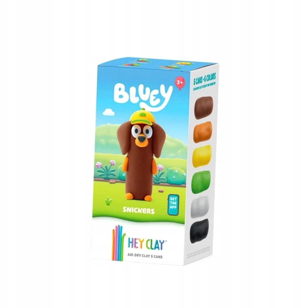 Hey Clay Bluey Snickers masė lipdymui su priedais