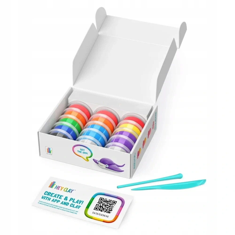Hey Clay MEGA RINKINYS iš plastikinio molio Vandenyno gyvūnai + priedai Tm Toys