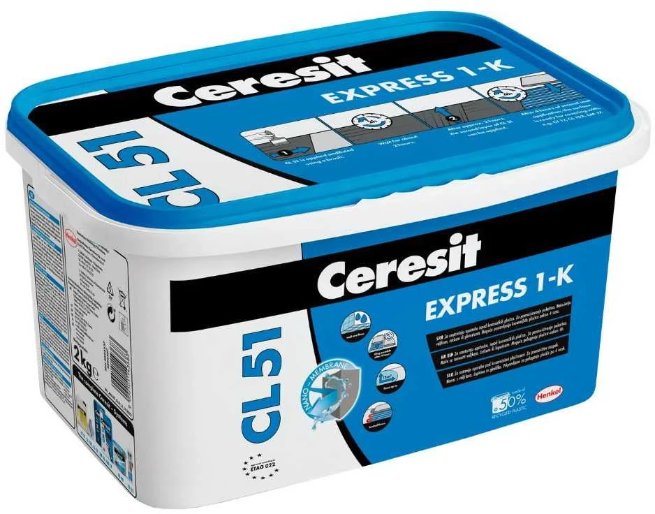 Hidroizoliacinė mastika CERESIT CL 51, 2kg