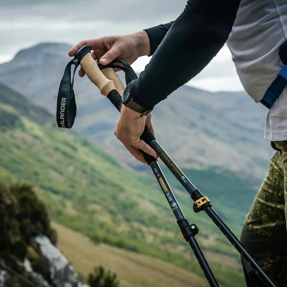 Highlander Skye Carbon Fibre vaikščiojimo lazdelės