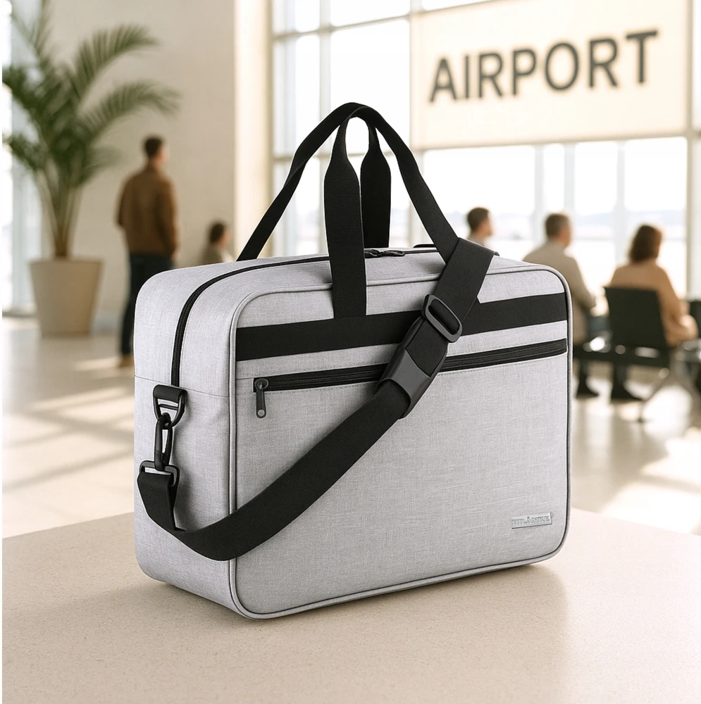 Hilanke TRAVEL BAG rankinis bagažas 40x25x20, skirtas vandeniui atsparus lėktuvui