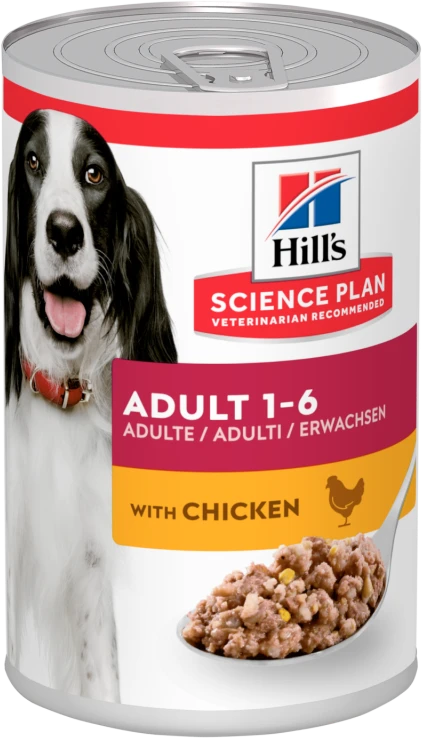 Hills HILL’S Science Plan Canine Adult jautiena – Šlapias Maistas šunims – 370 g