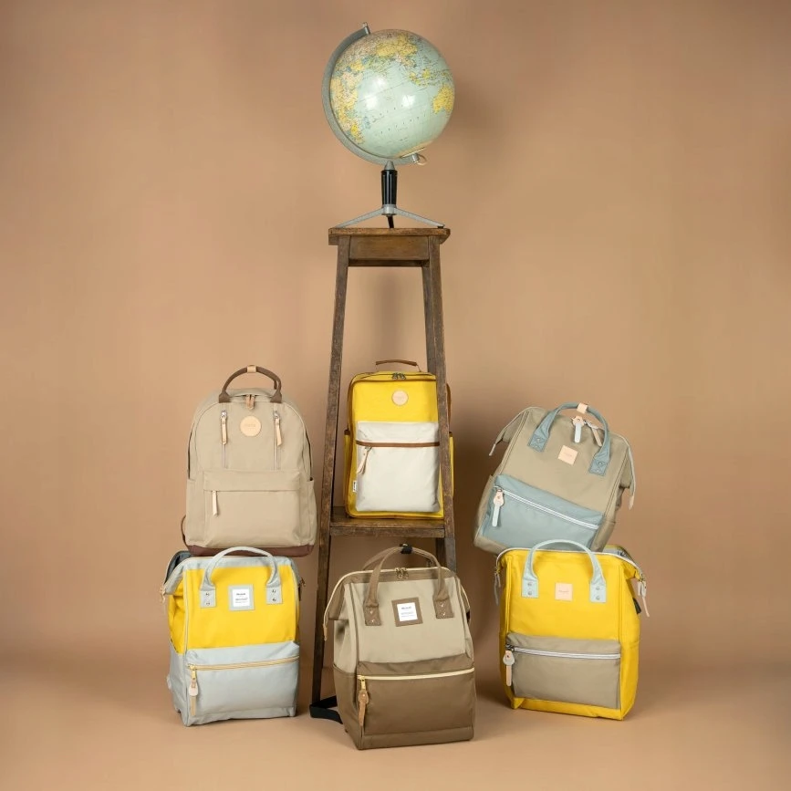 Himawari Dual M geltonas miesto kuprinė, unisex