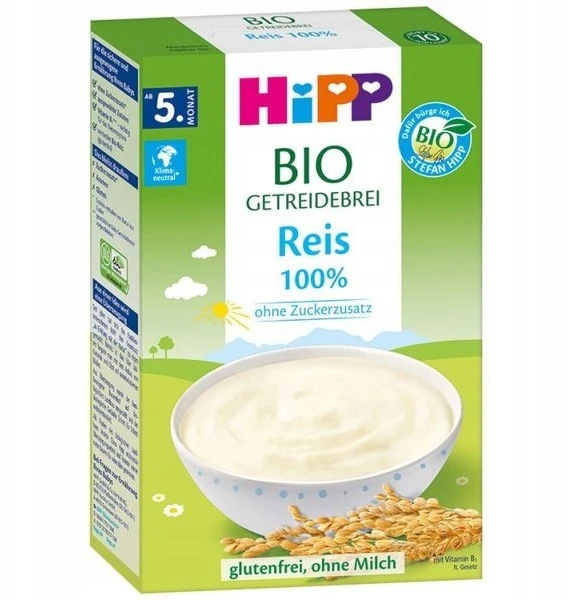 HiPP BIO Be pieno produktų be glitimo ryžių klijai 200g