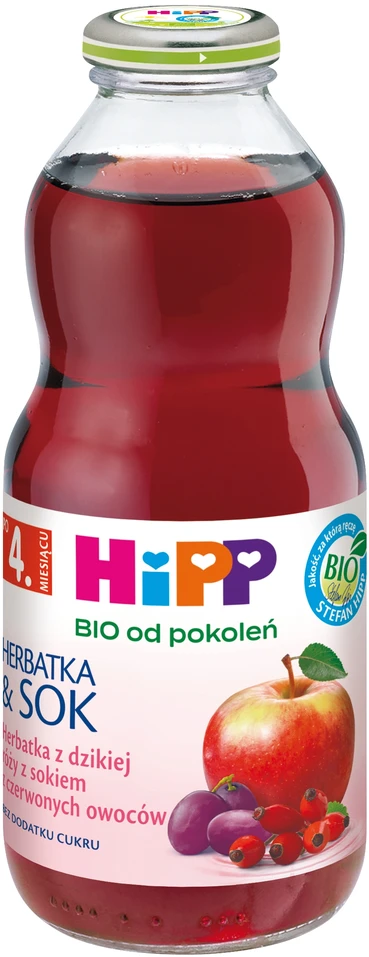 HiPP BIO kartoms laukinių rožių arbata su sultimis 500 ml