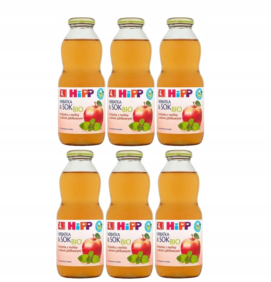 HiPP BIO kartoms melisos arbata su obuolių sultimis, 500 ml