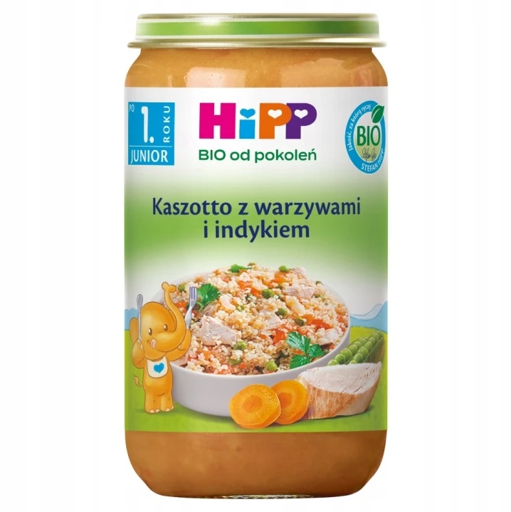 HiPP indai VAKARIENĖ po 1 metų MIX STIALINIAI 250g x7