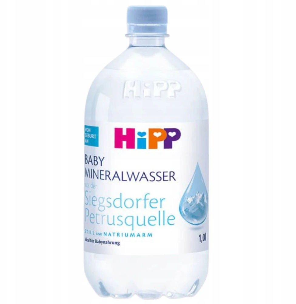 HIPP MINERALINIS VANDUO KŪDIKIAMS NUO GIMIMO SAUGU KŪDIKUI NATŪRALUS 1L