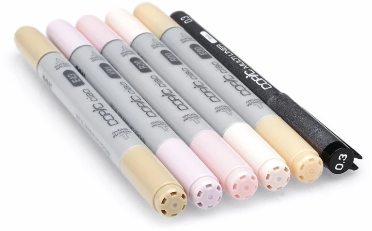 Hobbymarker ciao 5+1 rinkinys - COPIC - Kūno atspalviai