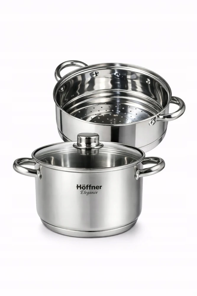 Hoffner STEAMER POT STEAMER 3 L POT INDUKCINIAI DUJINIAI