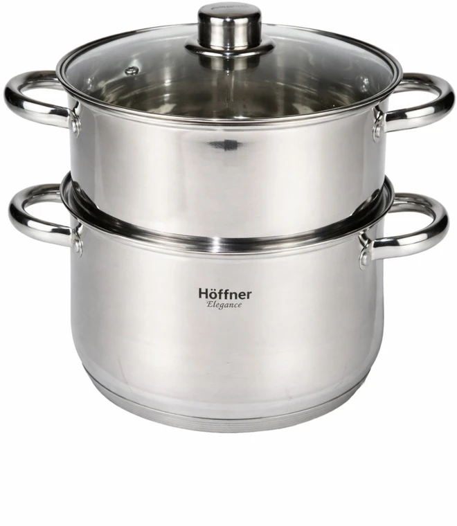 Hoffner STEAMER POT STEAMER 3 L POT INDUKCINIAI DUJINIAI