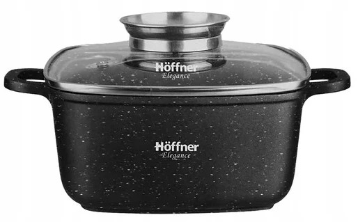 Hoffner Tradicinis juodo marmuro kepimo puodas