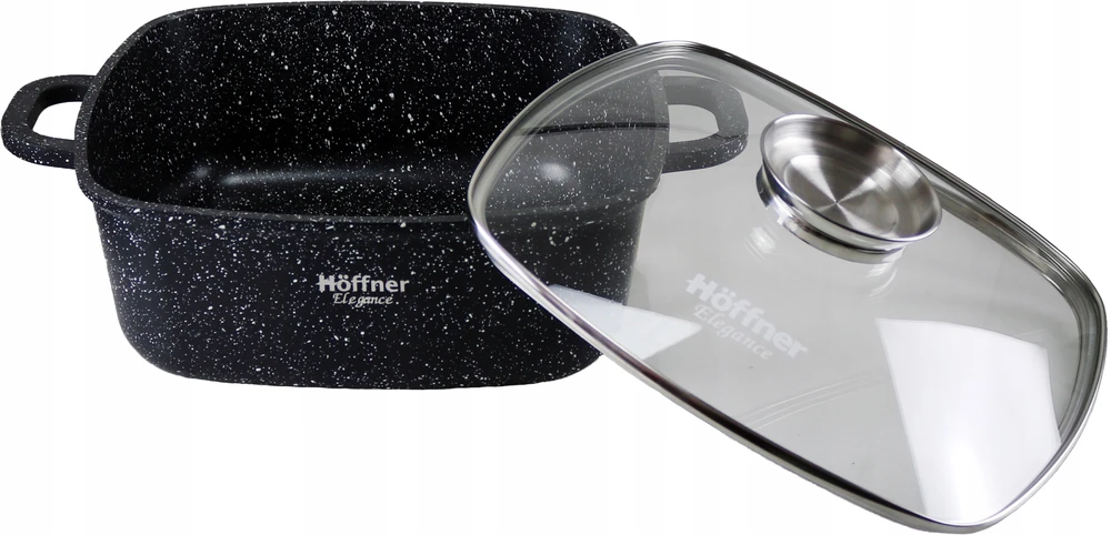 Hoffner Tradicinis juodo marmuro kepimo puodas