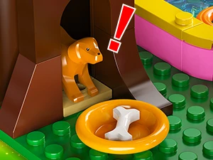 HOGOKIDS Klocki Przyjaciele Dom 3w1 LED Willa 1154 Elementów Rinkinys Prezent dla Dzieci