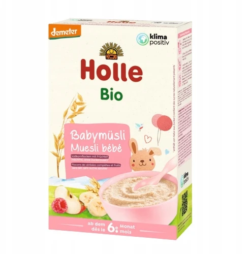 Holle Aviečių-bananų muslis, be pieno 250 g Ekologiškas