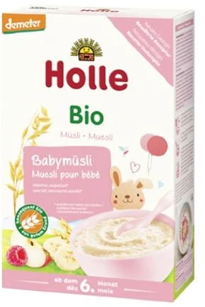 Holle Aviečių-bananų muslis, be pieno 250 g Ekologiškas