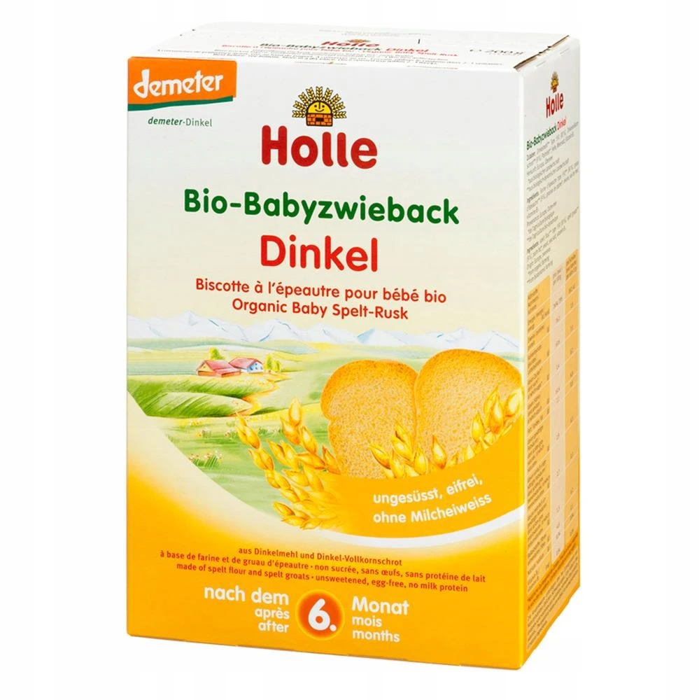 Holle BIO Delicate Spelta Džiūvėsiai
