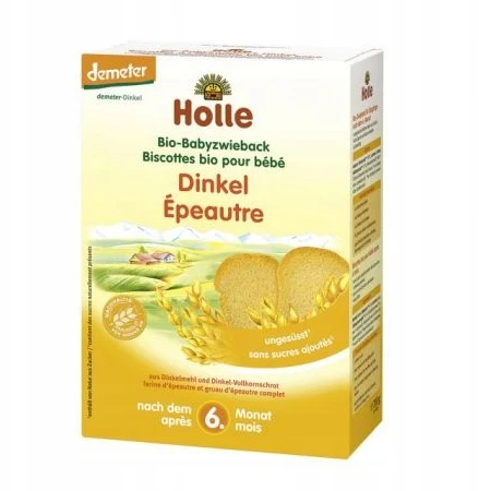 Holle BIO Delicate Spelta Džiūvėsiai