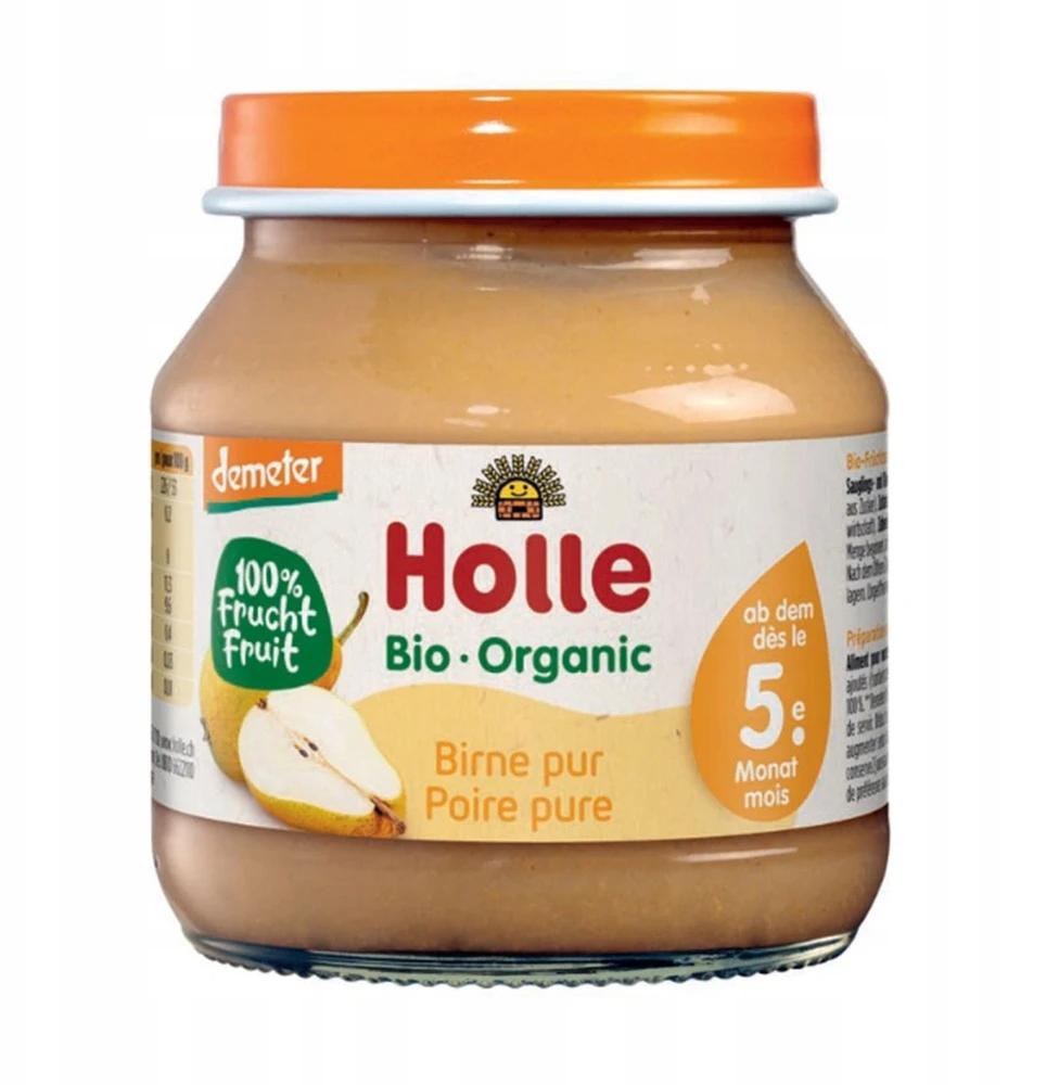 HOLLE BIO DESERTAS PARUOTA KRIAUŠĖ BE CUKRAUS 125G