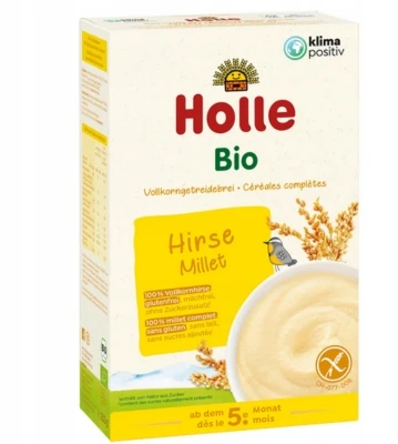 Holle BIO pilno grūdo sorų košė Vit. B1 B6 SKULĖ