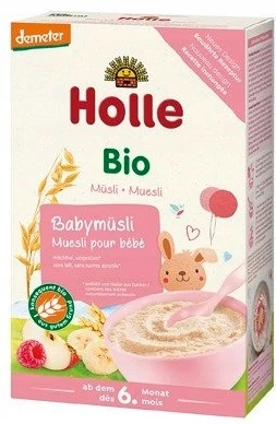 HOLLE BIO VISŲ GRUODŲ MUSLIŲ Aviečių obuolių bananų DEMETR