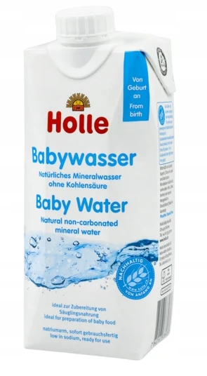Holle natūralus negazuotas mineralinis vanduo kūdikiams 500 ml