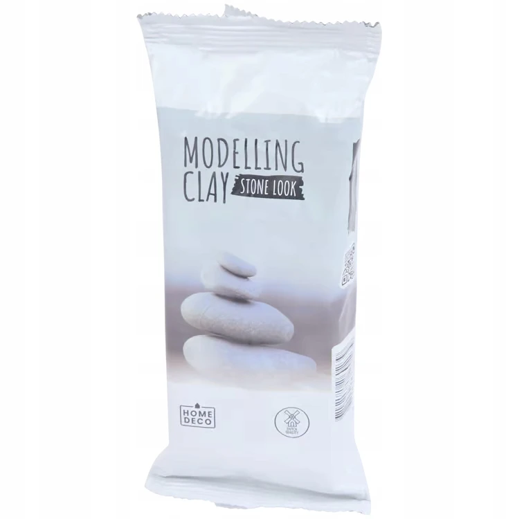Home Deco GLINA DO MODELOWANIA RZEŹBIARSKA SAMOUTWARDZALNA 500g GLINY MODELARSKA