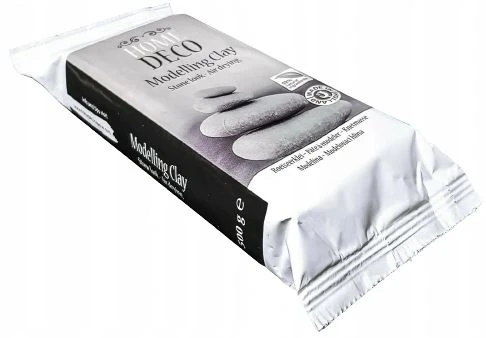 Home Deco GLINA DO MODELOWANIA RZEŹBIARSKA SAMOUTWARDZALNA 500g GLINY MODELARSKA