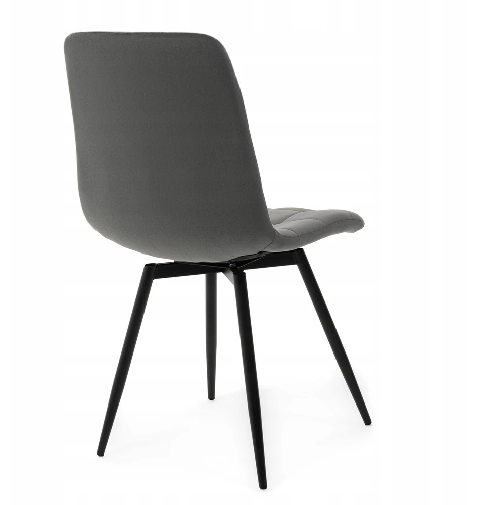 Home Design ARCO VELVET GRAY MINŠTA SUKAMOJI KĖDĖ SVETAINEI VALGOMAI