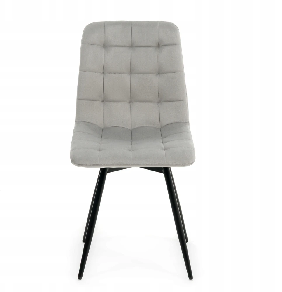 Home Design ARCO VELVET ŠVIESI PILKA MINŠTA SUKAMA KĖDĖ SVETAINEI VALGOMOSIAI