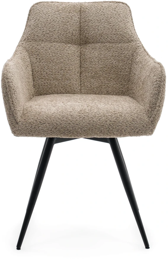 Home Design BOUCLE MINŠTA SUKAMA KĖDĖ SVETAINEI QUATTRO BEIGE