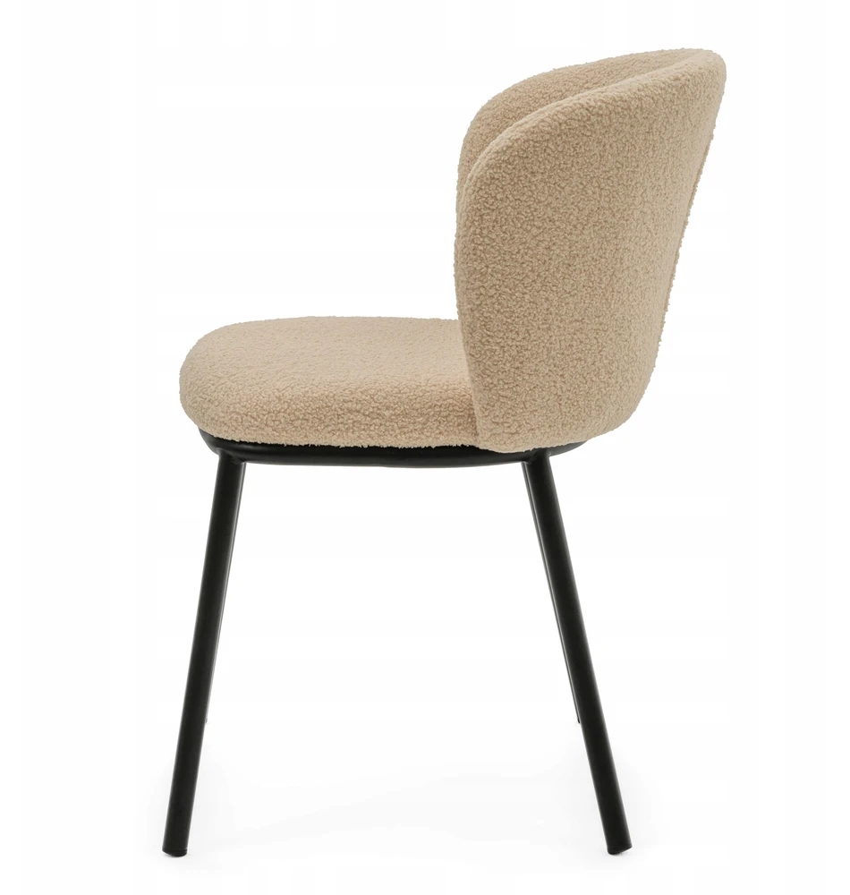 Home Design BOUCLE TEDDY BEIGE MINŠTA KĖDĖ SVETAINEI, MODERNUS BARI