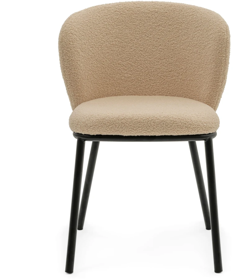 Home Design BOUCLE TEDDY BEIGE MINŠTA KĖDĖ SVETAINEI, MODERNUS BARI