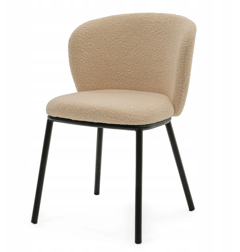 Home Design BOUCLE TEDDY BEIGE MINŠTA KĖDĖ SVETAINEI, MODERNUS BARI