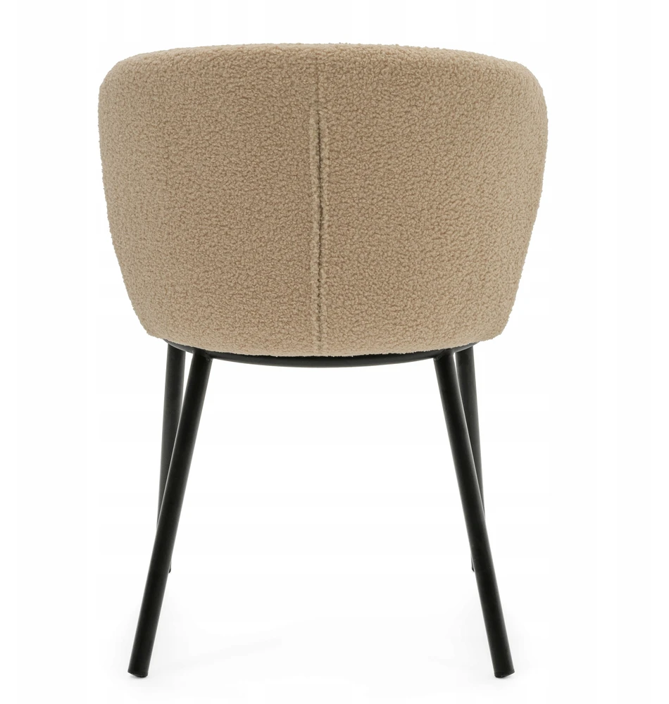 Home Design BOUCLE TEDDY BEIGE MINŠTA KĖDĖ SVETAINEI, MODERNUS BARI