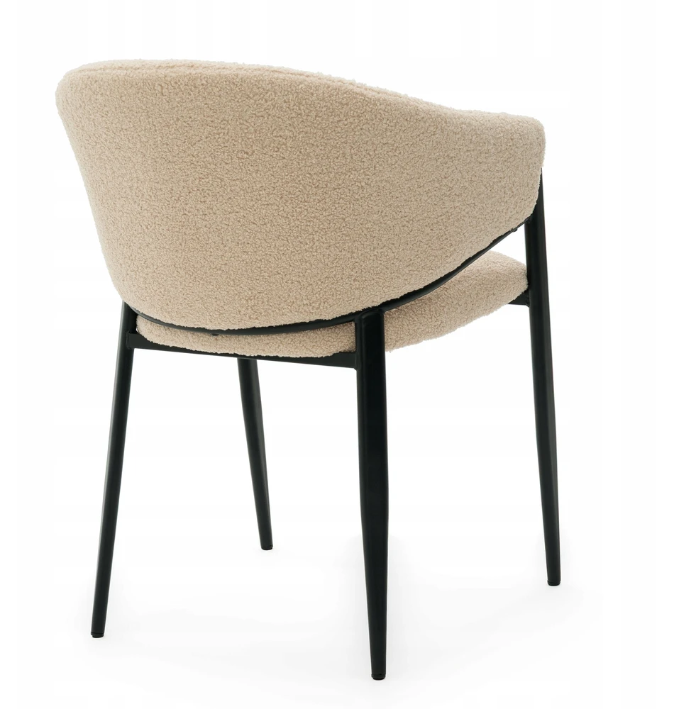Home Design BOUCLE TEDDY MINKŠTA KĖDĖ SVETAINEI, MODERNAUS GLAMOUR