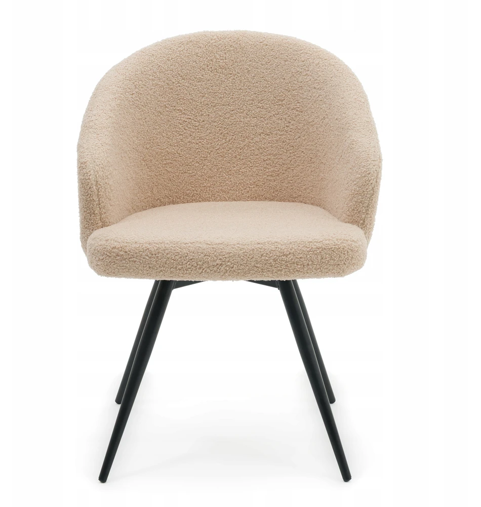 Home Design BOUCLE TEDDY MINŠTA SUKAMA KĖDĖ SVETAINEI MODENA, TAMSIAI BEIGE