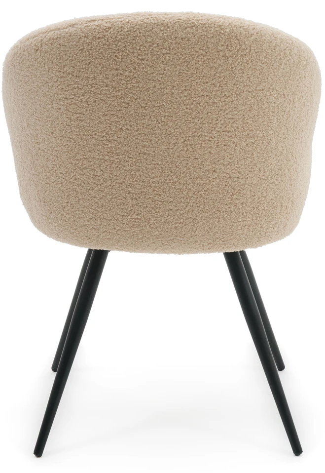 Home Design BOUCLE TEDDY MINŠTA SUKAMA KĖDĖ SVETAINEI MODENA, TAMSIAI BEIGE