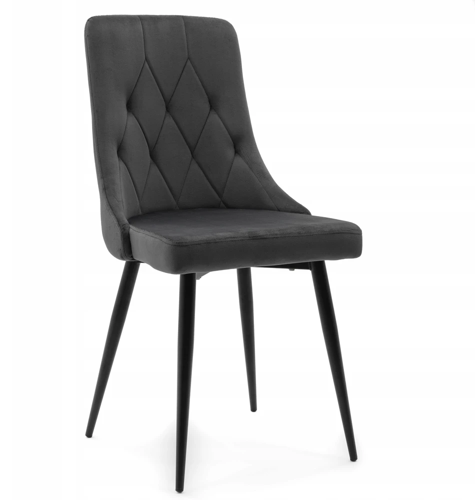 Home Design CAREN Pilkas VELUIRU MINŠTA KĖDĖ