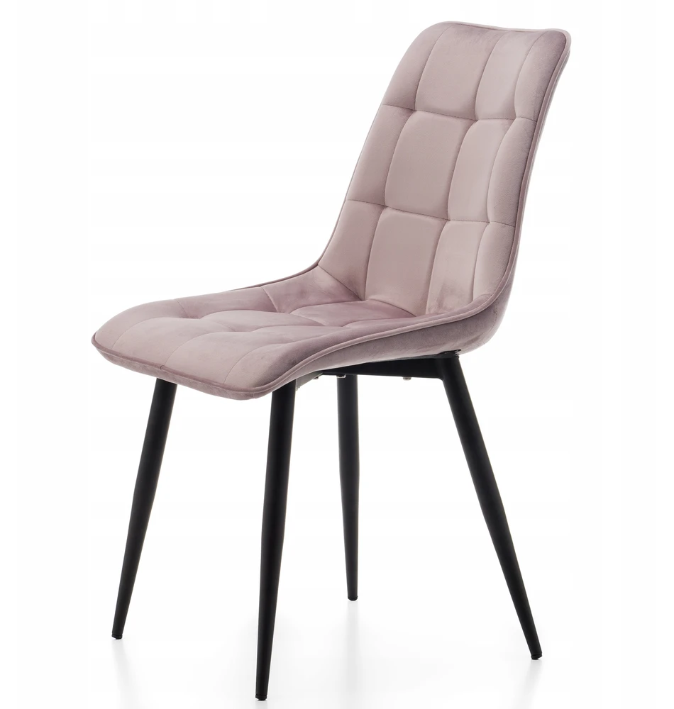 Home Design CHIC CHIC Rožinis VELVET MINŠTA VELIŪRO KĖDĖ