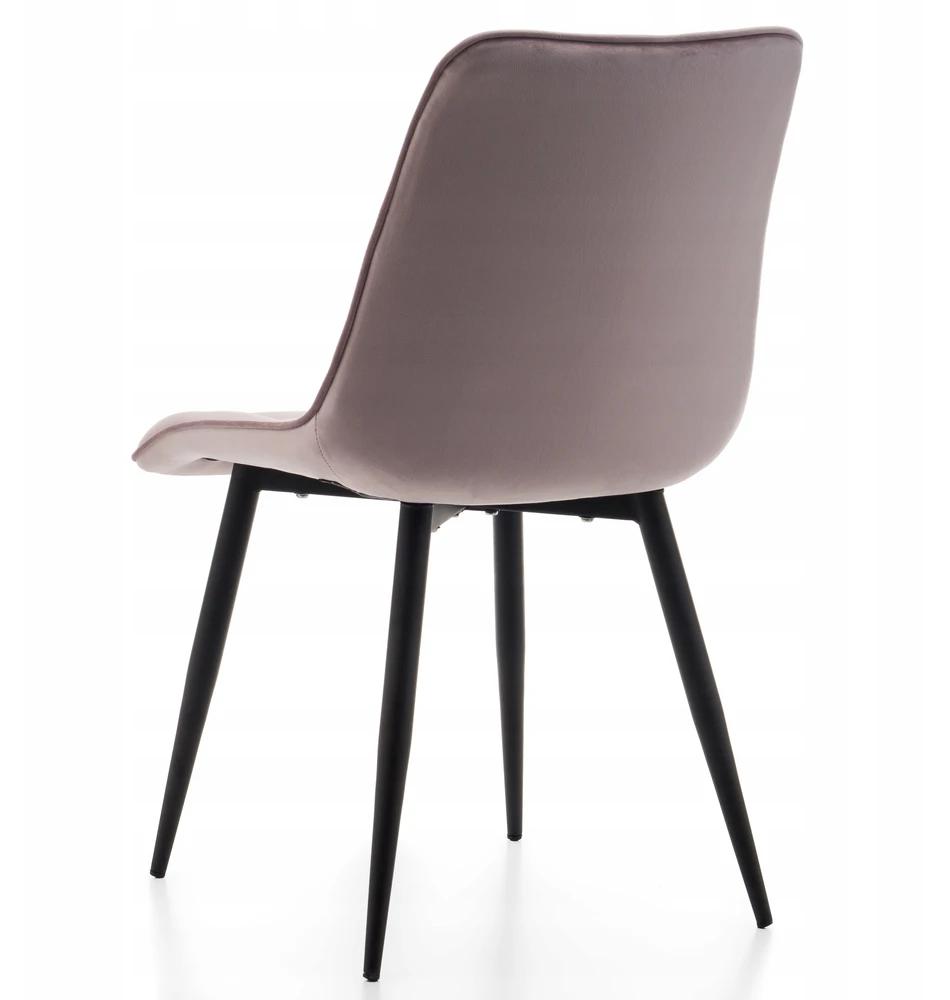 Home Design CHIC CHIC Rožinis VELVET MINŠTA VELIŪRO KĖDĖ