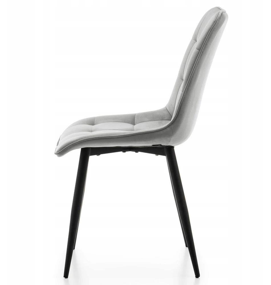 Home Design CHIC LIGHT Pilkas VELUR UUPminkšta kėdė