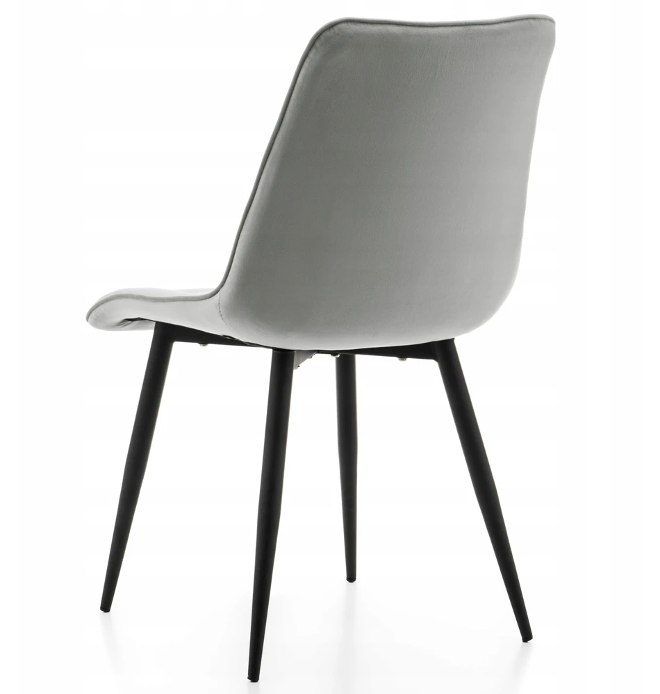 Home Design CHIC LIGHT Pilkas VELUR UUPminkšta kėdė